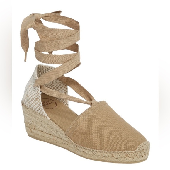 Toni Pons Valencia Wraparound Espadrille Wedges - Picture 1 of 16